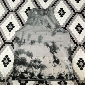 Lululemon Tie-dye scuba high-neck tank